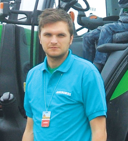 Andrei Bujorean, inginer electronist Agriromex AD - Agrimedia.ro